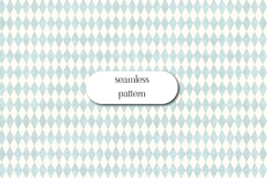 Baby Blue Harlequin Diamond Seamless Vintage Pattern Design Product Image 1