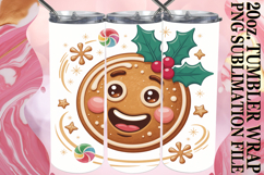 Radiant Mornings 20oz tumbler wrap, Cute Christmas Product Image 1