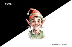 Christmas Clipart, Christmas Elf Clipart Product Image 1
