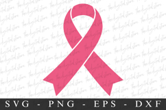 PInk Ribbon PNG | Breast Cancer Awareness Png Product Image 1