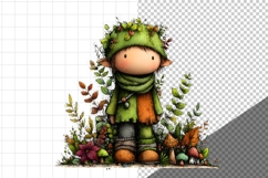 Watercolor Elf, Whimsical, Product Image 4