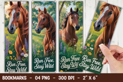 Horse Bookmark Sublimation Product Image 1