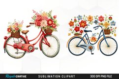 Embroidery Bicycle Sublimation PNG Clipart Product Image 1
