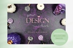 Halloween Flatlay Mockups Styled Stock Photo Bundle. Purple. Product Image 11