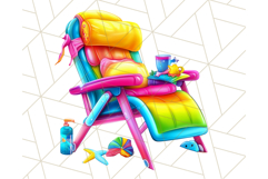 Bright Summer PNG Clipart, Printable Beach Graphics Product Image 3