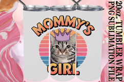Gentle Thoughts 20oz tumbler wrap, Cat Lover Product Image 1