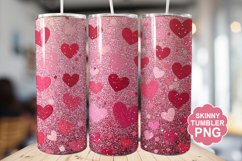 Valentine Glitter Tumbler | Valentine Tumbler Wrap Product Image 1