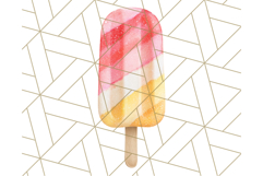 Strawberry Red Lemon Yellow Summer Clipart PNG, Summer Icons Product Image 3