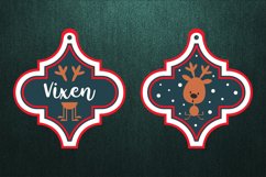 Santa&#039;s reindeers-Christmas Arabesque Ornaments Bundle Product Image 11