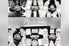 100 Procreate Dead Trees Stamp Brushes Product Image 11