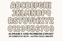 Circus Alphabet clipart, circus letters doodle Product Image 5
