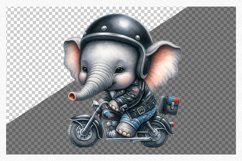 Bikers bundle clipart, Fantasy clipart, Watercolor clipart, Product Image 3