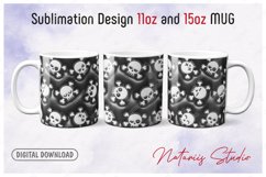 3D Inflated Puffy Halloween Pattern for 11oz - 15oz MUG Product Image 1