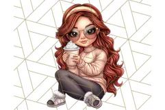 Sassy Mom Coffee PNG Clipart, Messy Bun Mom Life PNGs Product Image 3