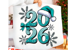 Happy New Year 2026 Png,Glitter New Year Product Image 1