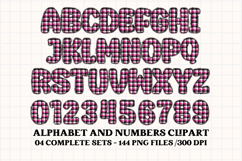 Neon Halloween Alphabet png clipart,halloween letters doodl Product Image 5