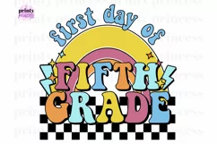Fifth Grade Teacher png, First Day of School Sublimation png Product Image 1