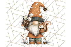 Thanksgiving Gnome Clipart PNG Cute Fall Gnomes, Gnome Png Product Image 3