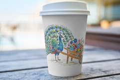 Peacock Garden Clipart Product Image 5