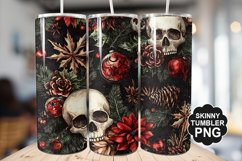 Gothic Christmas Tumbler | Christmas Tumbler Wrap Product Image 1
