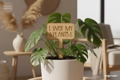 Wooden Plant Tag Laser Cut | Herb Label | SVG Product Image 1