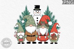 Christmas Gnome Sublimation - Clipart PNG Bundle Product Image 6