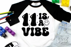 11 Is A Vibe SVG - 11th Birthday Retro - Eleven Birthday Boy Product Image 2