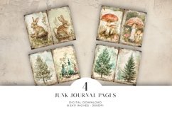 Junk Journal Digital Paper Bi-fold Product Image 1