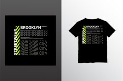 Brooklyn writing design, suitable for screen printing Product Image 1