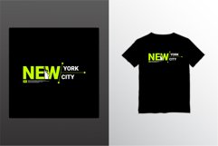 New york city writing design, suitable for screen printing Product Image 1