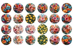 Round Wind Spinner Sublimation Bundle | Wind Spinner PNG Product Image 12