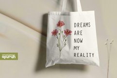 Manifest Quotes with Birth Month Flower Tee 11 Product Image 2