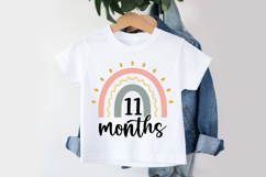 11 Months SVG | Baby Milestone SVG | Baby SVG | Newborn SVG Product Image 3
