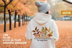 Autumn Floral Motivational Quotes Sublimation 11 Product Image 2
