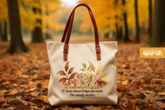 Autumn Floral Motivational Quotes Sublimation 11 Product Image 3
