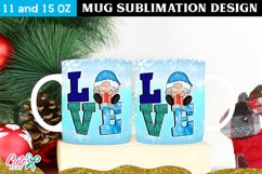 Love Gnome sublimation designs for mug Product Image 1