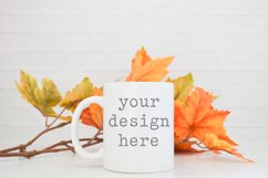 11 OZ Coffee Cup Mug Fall Mockup | Autumn SVG Sublimation Product Image 1