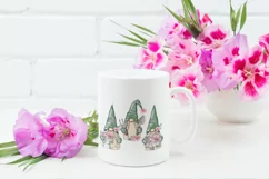 Spring Gnome Png | Sublimation Design | Trio Garden Gnome Product Image 3
