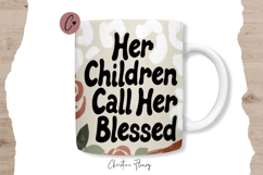 Christian Mothers Day Mug Wrap PNG Product Image 3