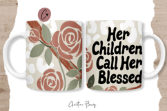 Christian Mothers Day Mug Wrap PNG Product Image 2
