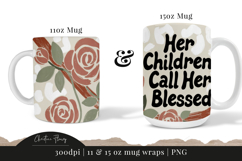 Christian Mothers Day Mug Wrap PNG Product Image 5