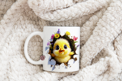 Funny Spring Chick Break Through Mug Wrap Product Image 4