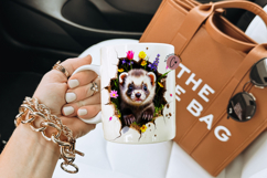 Funny Spring Ferret Break Through Mug Wrap Product Image 2