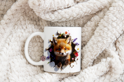 Funny Spring Fox Break Through Mug Wrap Product Image 4