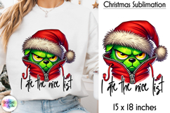 Sarcastic Christmas Sublimation, Grumpy Dog Lover PNG Product Image 1