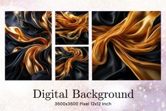 Back and yellow Texture Background Fabric Wallpaper Backdrop Product Image 1