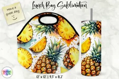 Lunch Bag Sublimation | Fruits and Berries Lunch Bag Print Product Image 1