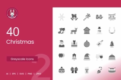 40 Christmas Icons Product Image 1