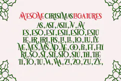 Awesome Christmas - Display Serif Font Product Image 11