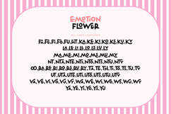 Emotion Flower - All Caps Cute Display Font Product Image 11